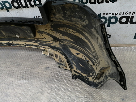 AA020004; Бампер задний; без паркт. (5K6807421) для Volkswagen Golf VI HB 5D (2008- 2012)/БУ; Оригинал; Р0, Хорошее; (LC9X) Чёрный перлам.