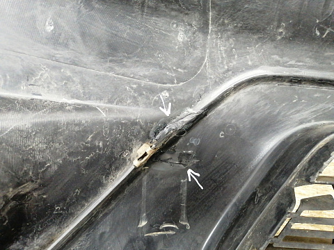 Фотография детали AA026703; Бампер передний; без паркт.; под омыват. (71101S9AZY00) для Honda CR-V II рест. (2004-2006)/БУ; Оригинал; Р1, Мелкий дефект; . Фото номер 14