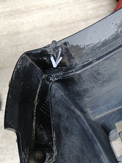 AA045806; Бампер передний, S-line; под паркт.; под омыват. (4G8 807 437 F) для Audi A7 I Sportback (2010-2014)/БУ; Оригинал; Р2, Удовлетворительное; 