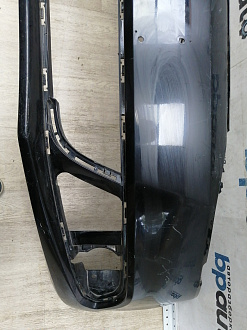 AA044393; Бампер передний; без паркт.; под омыват. (5С6807221B) для Volkswagen Jetta VI (2010- 2014)/БУ; Оригинал; Р1, Мелкий дефект; 