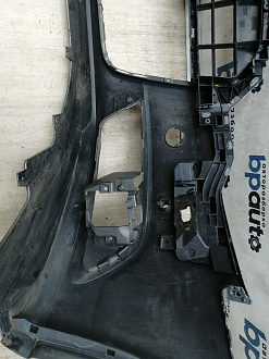 BA000165; Бампер передний; под паркт.; под омыват. (4G0 807 437) для Audi A6 C7/БУ; Оригинал; Р1, Мелкий дефект; 