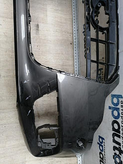 BA000164; Бампер передний; под паркт.; под омыват. (4G0 807 437) для Audi A6 C7/БУ; Оригинал; Р1, Мелкий дефект; 