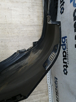 AA046120; Бампер задний; без паркт. (86611-4Y000) для Kia Rio III Sedan (2011- 2015)/БУ; Оригинал; Р1, Мелкий дефект; 