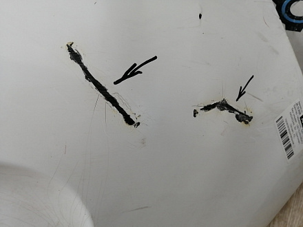 AA045244; Бампер передний; без паркт.; без омыват. (9676285080A) для Citroen C4 II HB (2011-2016)/БУ; Оригинал; Р2, Удовлетворительное; 