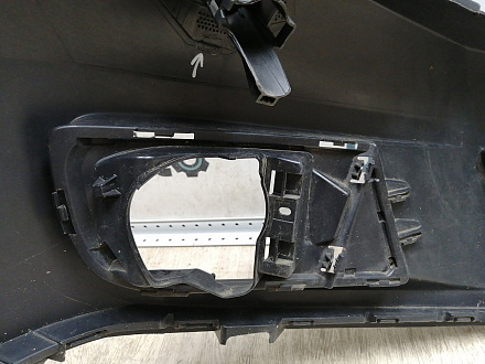 AA044679; Бампер передний, Sport-Style; без паркт.; под омыват. (5NU807221) для Volkswagen Tiguan I рест. (2011- 2016)/БУ; Оригинал; Р1, Мелкий дефект; 