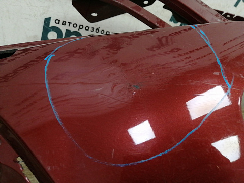 Фотография детали AA027921; Бампер передний; без паркт.; под омыват. (30763408) для Volvo XC60 I (2008-2013)/БУ; Оригинал; Р1, Мелкий дефект; . Фото номер 9