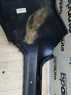 AA046113; Бампер задний; под паркт. (86611-4Y000) для Kia Rio III Sedan (2011- 2015)/БУ; Оригинал; Р1, Мелкий дефект; 