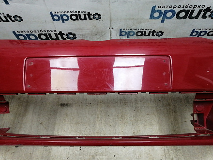 AA045701; Бампер передний; без паркт.; под омыват. (1T0 807 221 M) для Volkswagen Touran II (2010-2015)/БУ; Оригинал; Р2, Удовлетворительное; 