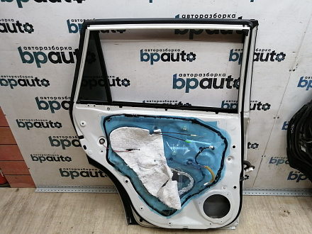 AA045294; Дверь задняя левая, под расширитель, Long (67004-42110) для Toyota Rav4/БУ; Оригинал; Р0, Хорошее; (070) Белый перламутр 3х. сл.