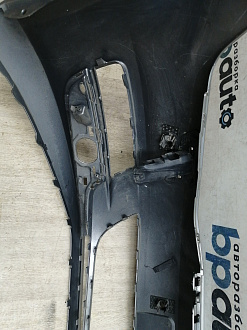 BA000229; Бампер передний; под паркт.; под омыват. (5G0807221) для Volkswagen Golf/БУ; Оригинал; Р1, Мелкий дефект; 