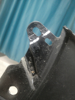 AA045759; Бампер передний; без паркт.; под омыват. (KD45-50031) для Mazda CX-5/БУ; Оригинал; Р1, Мелкий дефект; 