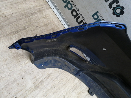 BA000148; Бампер задний; под паркт. (86611-4L200) для Hyundai Solaris I HB (2010- 2014)/БУ; Оригинал; Р1, Мелкий дефект; 