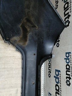 AA046123; Бампер задний; под паркт. (86611-4Y000) для Kia Rio III Sedan (2011- 2015)/БУ; Оригинал; Р1, Мелкий дефект; 