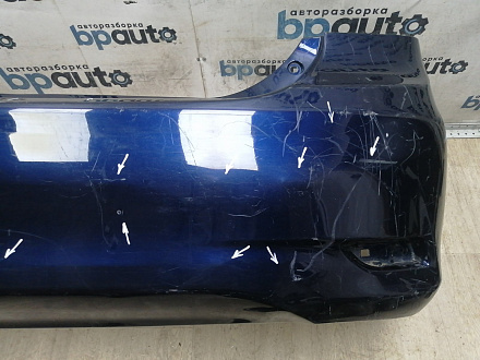 AA045921; Бампер задний; без паркт. (52159-12B30) для Toyota Corolla 150 рест. (2010-2013)/БУ; Оригинал; Р2, Удовлетворительное; 