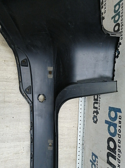 AA046225; Бампер задний; под паркт. (1T0807417K) для Volkswagen Touran II (2010-2015)/БУ; Оригинал; Р1, Мелкий дефект; 