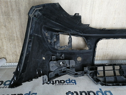 BA000172; Бампер передний; под паркт.; под омыват. (4G0 807 437) для Audi A6 C7/БУ; Оригинал; Р1, Мелкий дефект; 