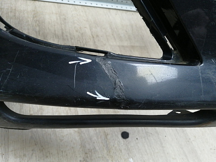 AA045770; Бампер передний; без паркт.; под омыват. (BCW8-50031) для Mazda 3 BL/БУ; Оригинал; Р1, Мелкий дефект; 