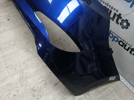 BA000138; Бампер задний; без паркт. (86611-4L500) для Hyundai Solaris I рест. Sedan (2014- 2016)/БУ; Оригинал; Р1, Мелкий дефект; 