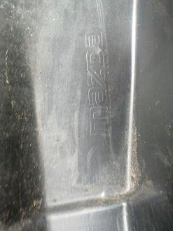 AA045775; Бампер передний; без паркт.; под омыват. (KD45-50031) для Mazda CX-5/БУ; Оригинал; Р1, Мелкий дефект; 