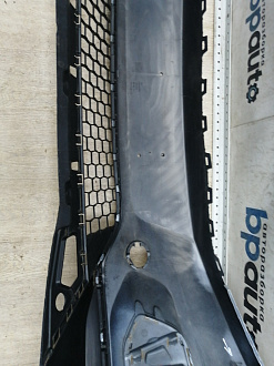 AA045684; Бампер передний, Track-Field; без паркт.; под омыват. (5N0807221T) для Volkswagen Tiguan I рест. (2011- 2016)/БУ; Оригинал; Р1, Мелкий дефект; 