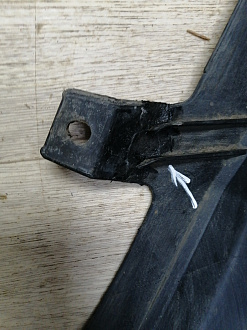 AA046137; Бампер передний; под паркт.; без омыват. (52119-50890) для Lexus LS IV (2006- 2009)/БУ; Оригинал; Р1, Мелкий дефект; 