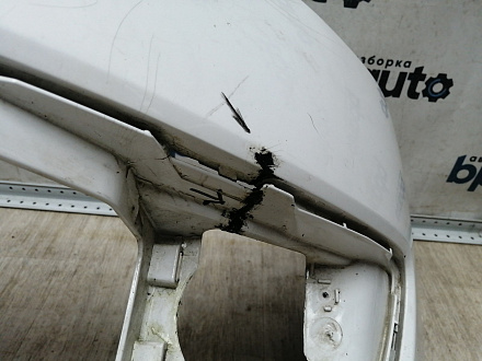 AA045692; Бампер передний; без паркт.; под омыват. (1T0 807 221 M) для Volkswagen Touran II (2010-2015)/БУ; Оригинал; Р1, Мелкий дефект; 