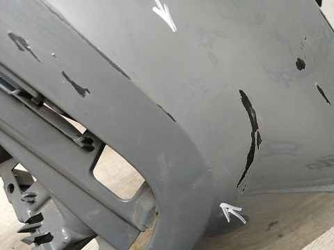 Фотография детали AA045382; Бампер передний; под омыват. (80A807437P) для Audi Q5 II рест. (2020-2025)/БУ; Оригинал; Р1, Мелкий дефект; . Фото номер 3