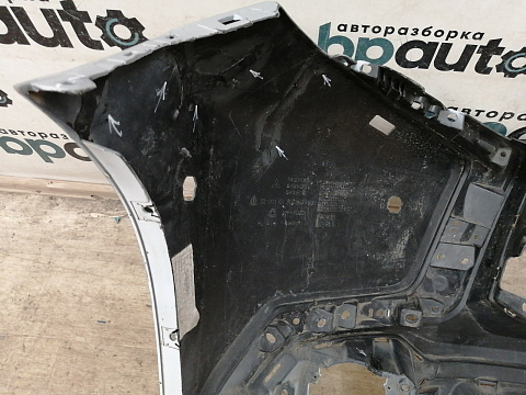 Фотография детали AA038183; Бампер передний; под паркт.; под омыват. (6400H059) для Mitsubishi Pajero Sport III (2015-2020)/БУ; Оригинал; Р2, Удовлетворительное; . Фото номер 24