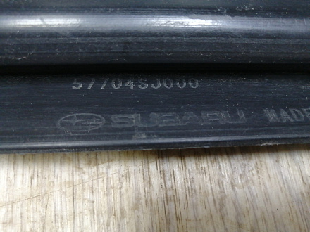 AA046376; Бампер передний; без паркт.; под омыват. (57704-SJ000) для Subaru Forester V (2018-2021)/БУ; Оригинал; Р1, Мелкий дефект; 