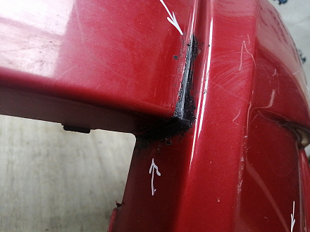 BA000181; Бампер передний; без паркт.; под омыват. (52119-05190) для Toyota Avensis/БУ; Оригинал; Р2, Удовлетворительное; 