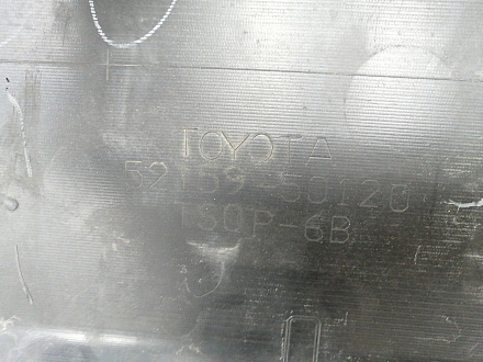 AA018830; Бампер задний ; под паркт. (52159-50120) для Lexus LS IV рест. (2010- 2012)/БУ; Оригинал; Р0, Хорошее; (217) Черный металик