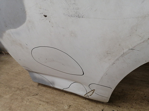 Фотография детали AA043320; Дверь задняя левая (67004-42120) для Toyota Rav4/БУ; Оригинал; Р2, Удовлетворительное; . Фото номер 10