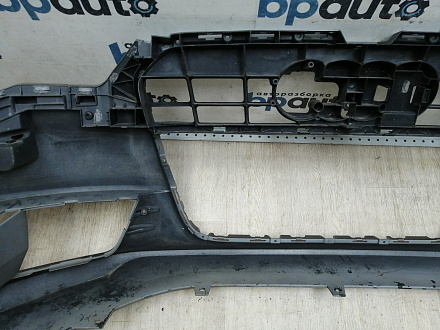 BA000161; Бампер передний; под паркт.; под омыват. (4G0 807 437) для Audi A6 C7/БУ; Оригинал; Р1, Мелкий дефект; 