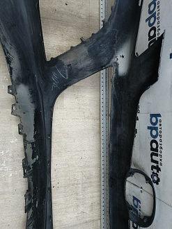 AA045729; Бампер передний; без паркт.; под омыват. (EH44-50031) для Mazda CX-7 I рест. (2009-2012)/БУ; Оригинал; Р1, Мелкий дефект; 