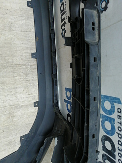 AA045631; Бампер передний; под паркт.; под омыват. (4G0 807 437) для Audi A6 C7/БУ; Оригинал; Р1, Мелкий дефект; 