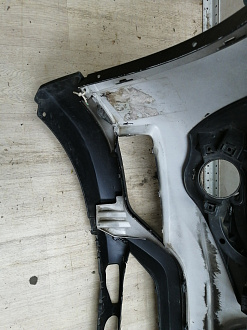AA046498; Бампер передний; без паркт.; без омыват. (51117303750) для BMW Х1 I (E84) рест. (2012-2015)/БУ; Оригинал; Р1, Мелкий дефект; 