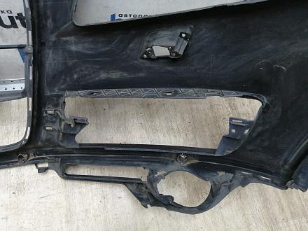 AA045536; Бампер передний; под паркт.; под омыват. (4L0 807 437) для Audi Q7 I (2005-2010)/БУ; Оригинал; Р1, Мелкий дефект; 
