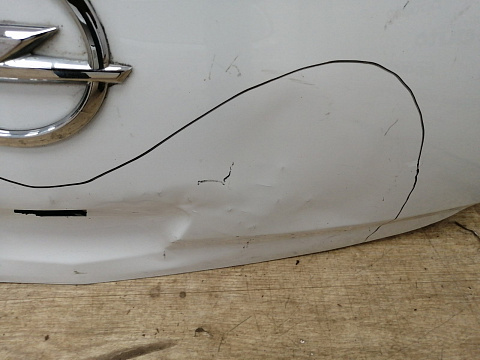Фотография детали AA038145; Крышка багажника (93189490) для Opel Corsa/БУ; Оригинал; Р3, Под восстановление; . Фото номер 8