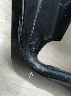 AA045972; Бампер передний; под паркт.; без омыват. (52119-0E350) для Toyota Highlander III рест. (2016 — 2019)/БУ; Оригинал; Р2, Удовлетворительное; 