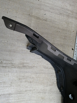 AA046224; Бампер задний; под паркт. (1T0807417K) для Volkswagen Touran II (2010-2015)/БУ; Оригинал; Р1, Мелкий дефект; 