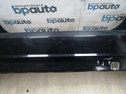 BA000236; Бампер задний; под паркт. (BS71-F17906-A) для Ford Mondeo Sedan IV рест. (2010- 2014)/БУ; Оригинал; Р1, Мелкий дефект; 