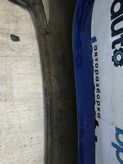 BA000138; Бампер задний; без паркт. (86611-4L500) для Hyundai Solaris I рест. Sedan (2014- 2016)/БУ; Оригинал; Р1, Мелкий дефект; 