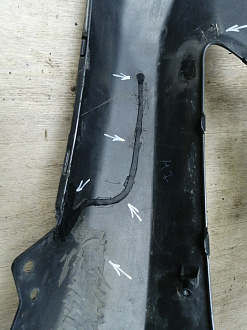 AA044881; Бампер передний; без паркт.; без омыват. (86511-A6000) для Hyundai I 30/БУ; Оригинал; Р2, Удовлетворительное; 