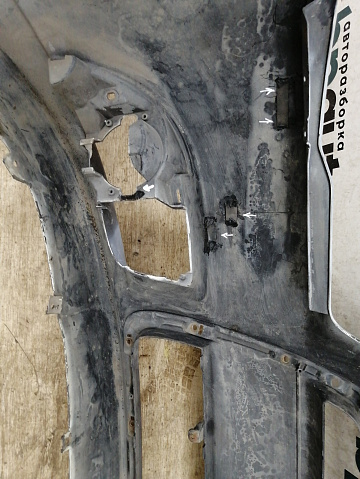 Фотография детали AA031352; Бампер передний; без паркт.; без омыват. (6400B500) для Mitsubishi Lancer X рест. (2011-2015)/БУ; Оригинал; Р2, Удовлетворительное; . Фото номер 21