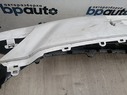 AA045944; Бампер передний; без паркт.; без омыват. (9674576177) для Peugeot 308 I рест. (2011-2015)/БУ; Оригинал; Р2, Удовлетворительное; 