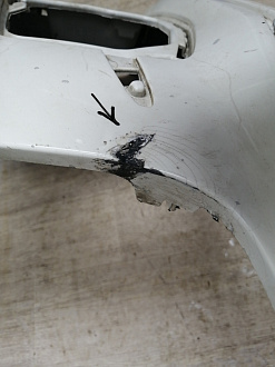 AA045811; Бампер передний,  S-line; без паркт.; под омыват. (8U0 807 437 D) для Audi Q3 I (2011-2014)/БУ; Оригинал; Р1, Мелкий дефект; 