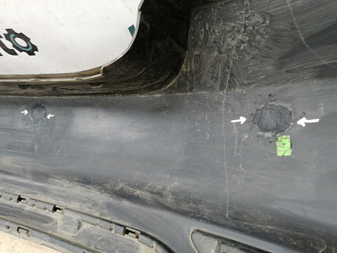 Фотография детали AA018236; Бампер задний, структ., матовый; без паркт. (5L6 807 421) для Skoda Yeti I (2009-2014)/БУ; Оригинал; Р2, Удовлетворительное; . Фото номер 13