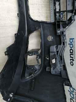 AA045630; Бампер передний; под паркт.; под омыват. (4G0 807 437) для Audi A6 C7/БУ; Оригинал; Р1, Мелкий дефект; 