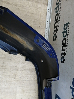 AA046113; Бампер задний; под паркт. (86611-4Y000) для Kia Rio III Sedan (2011- 2015)/БУ; Оригинал; Р1, Мелкий дефект; 