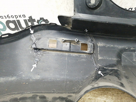 AA027561; Бампер задний; под паркт. (71501-SWA-ZZ00) для Honda CR-V III (2006-2009)/БУ; Оригинал; Р1, Мелкий дефект; 